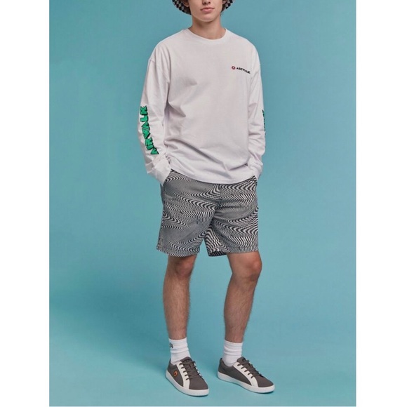 MENS TRIPPY CHECKERED CHINO SHORTS SIZE 30 - Picture 4 of 8